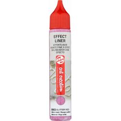 Talens Effect Liner/Dot Stift Glitter Red 28ml | 8903